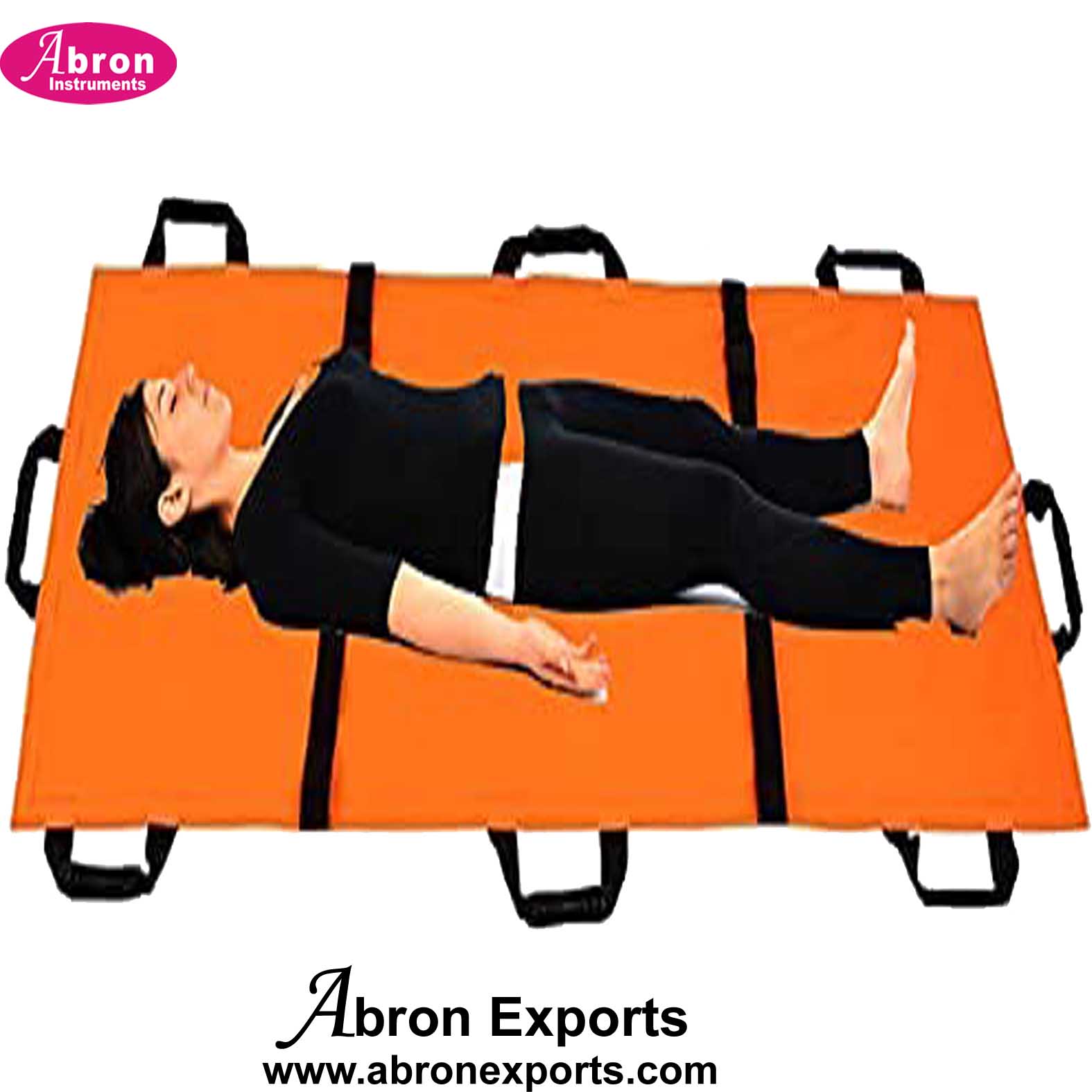 Emergency stretcher double canves folding with bag abron ABM-2260-SFC